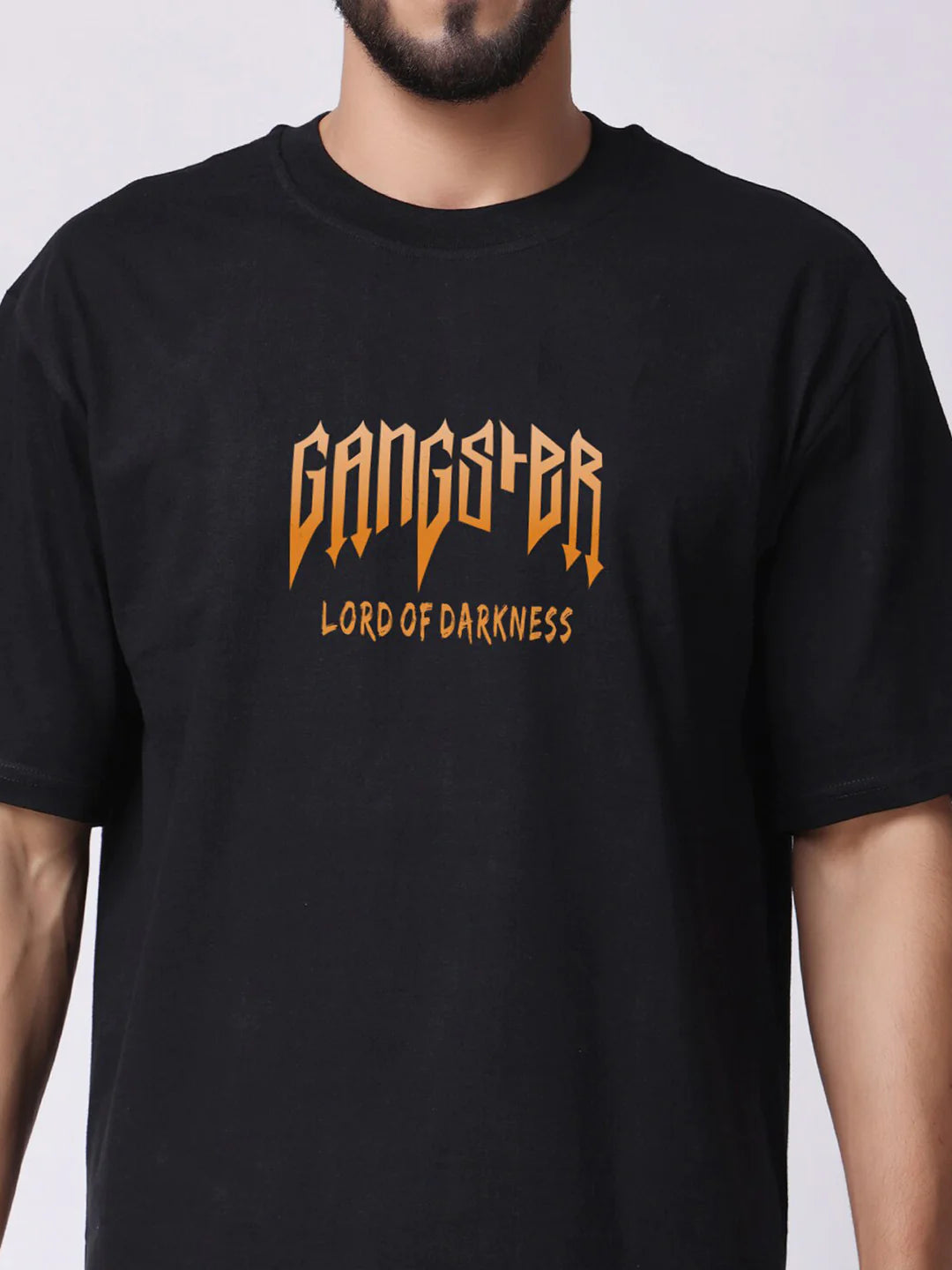 Men's Gangster'S Lord Oversized Graphic Tee - ArabianXports