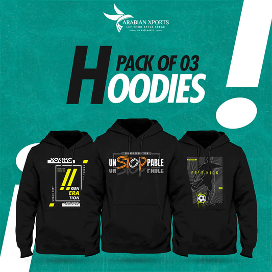 Pack of 3 Hoodies